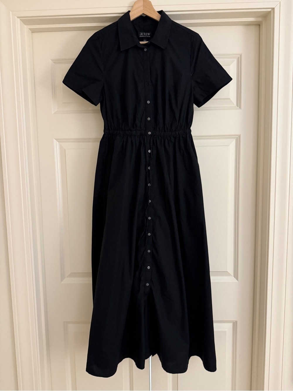 J. Crew Cerise Button Front Shirtdress Size 2